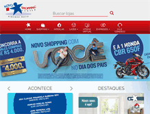 Tablet Screenshot of novoshopping.com.br